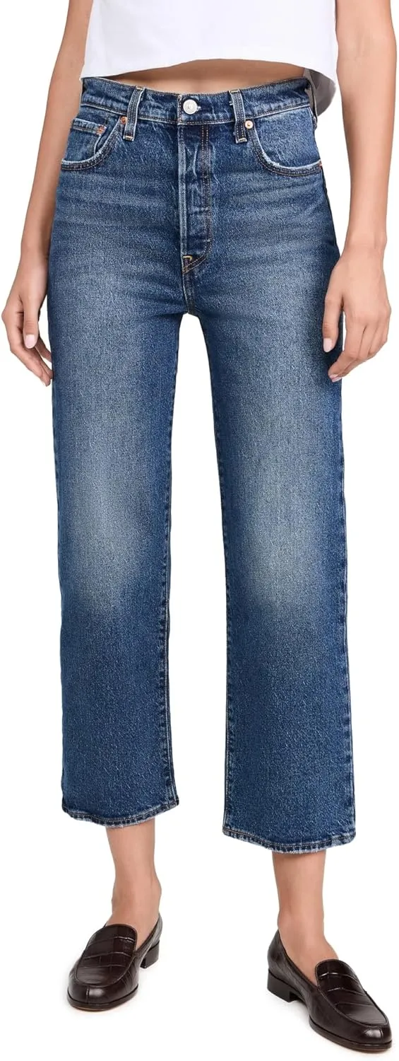 Levi's Women's Premium Ribcage Straight Ankle Jeans