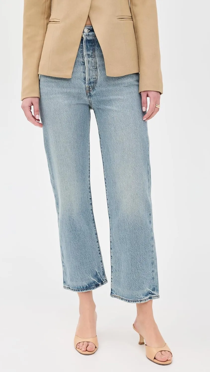 Levi's Women's Premium Ribcage Straight Ankle Jeans