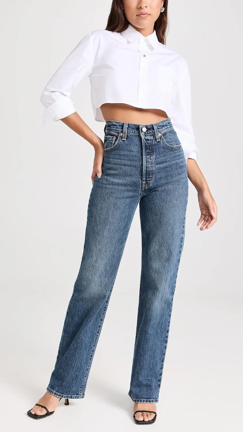 Levi's Women's Ribcage Full Length Jeans