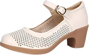 lilaBelle]Adult Dance Shoes Women Breathable Square Dance Shoes with Soft Rubber Sole, Mesh Jazz/Ballet Shoes for Gym Fitness, Night Dancing Comfort, Sizes 35-42 (4 Colors)