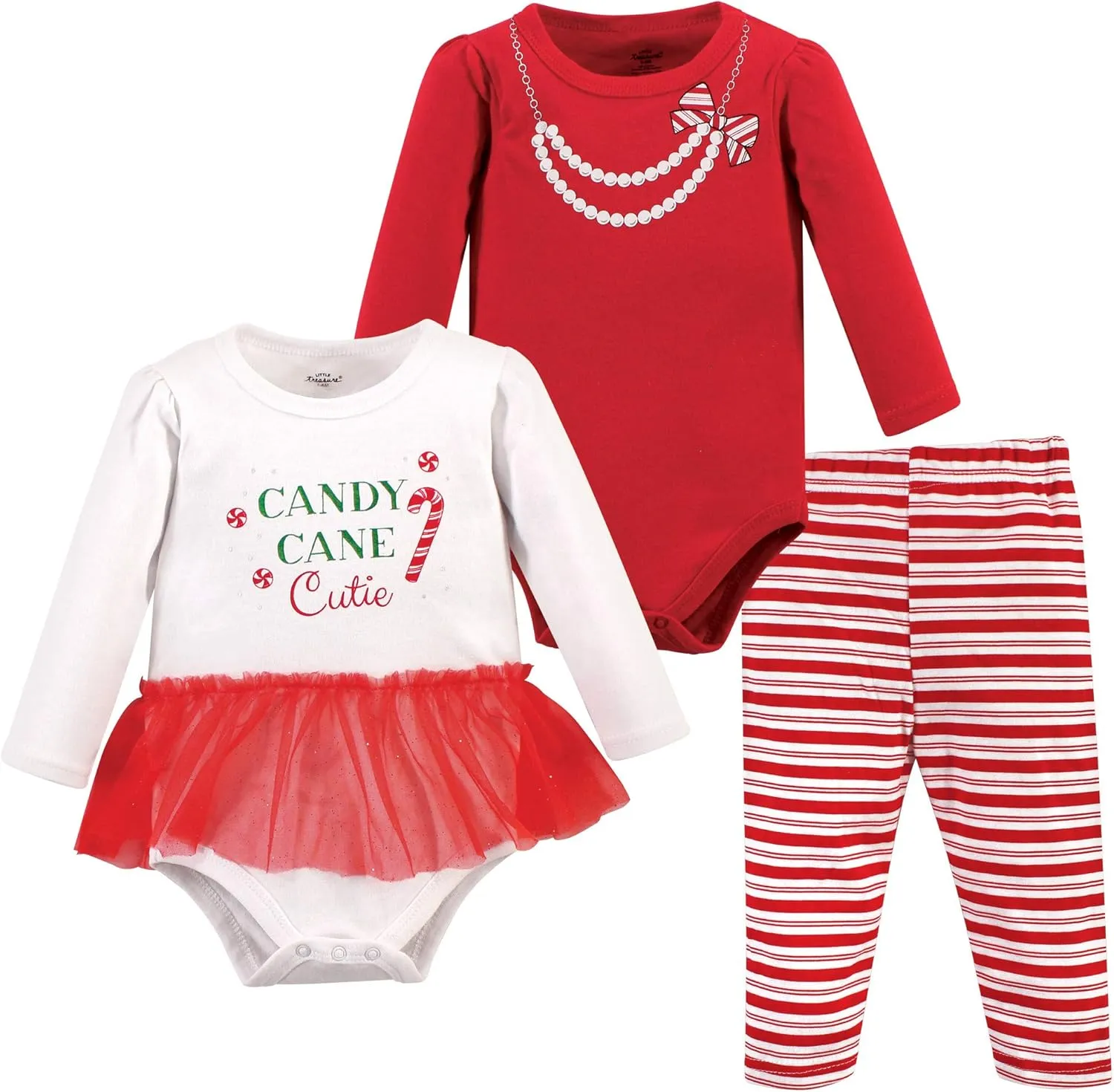 Little Treasure Unisex Baby Cotton Bodysuit and Pant Set