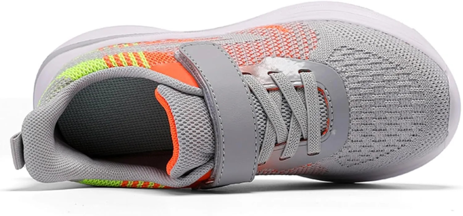 LLTMALL Boys Girls Breathable Mesh Tennis Shoes Walking Running Sneakers