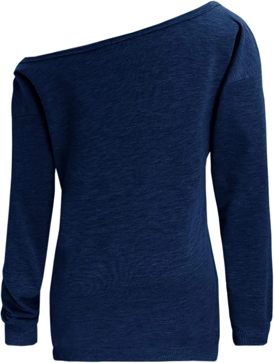 lymanchi Womens Off Shoulder Sweatshirts Long Sleeve Slouchy Sexy Casual Pullover Tops