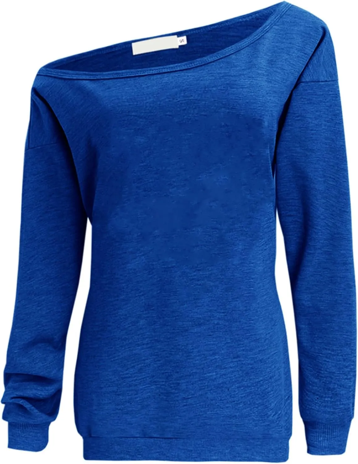 lymanchi Womens Off Shoulder Sweatshirts Long Sleeve Slouchy Sexy Casual Pullover Tops