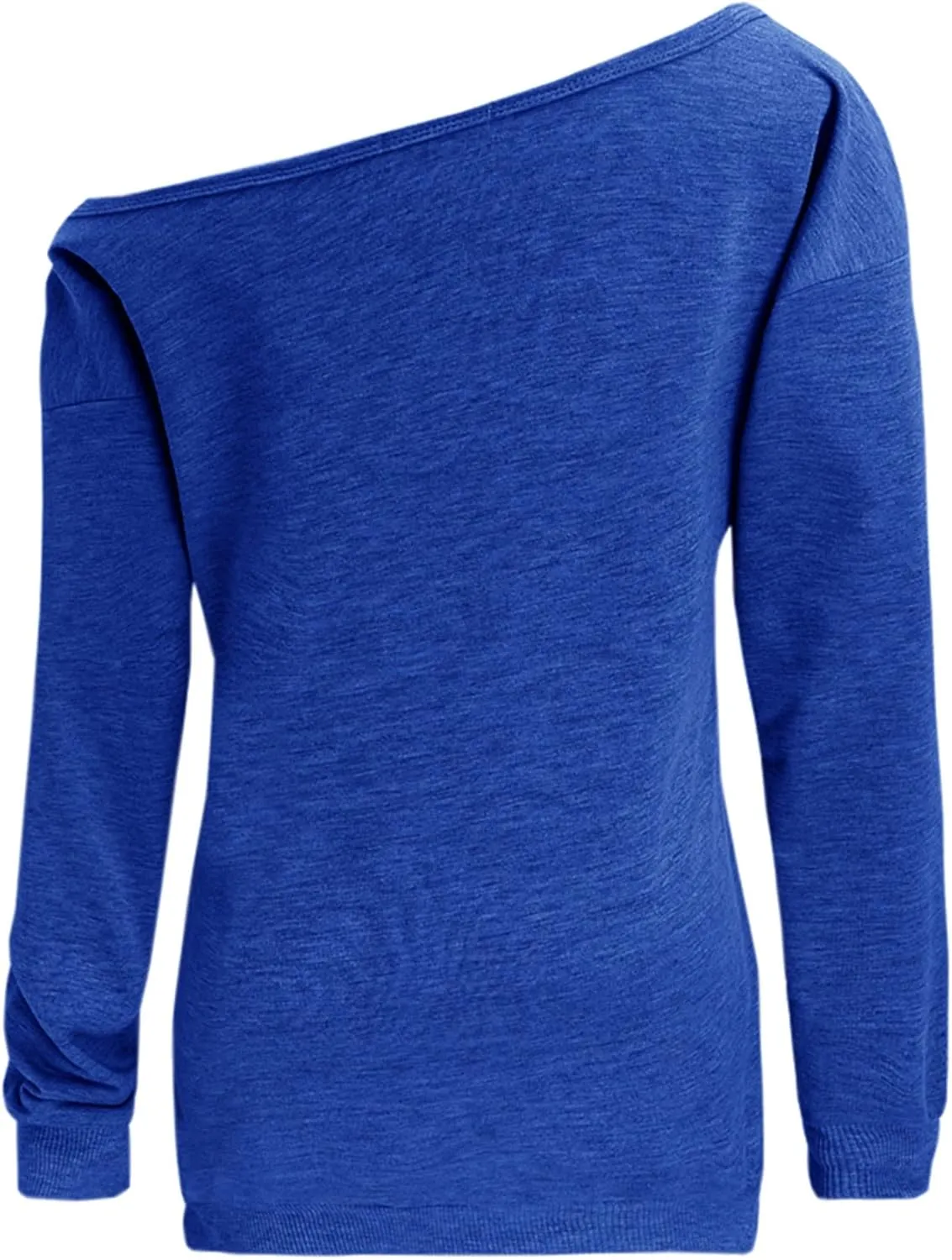 lymanchi Womens Off Shoulder Sweatshirts Long Sleeve Slouchy Sexy Casual Pullover Tops