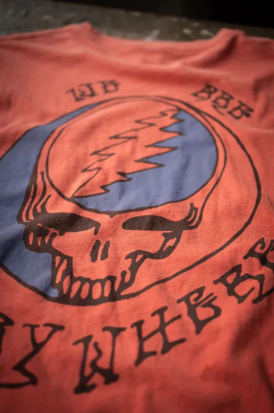 MadeWorn Grateful Dead Pocket Tee in Cherry
