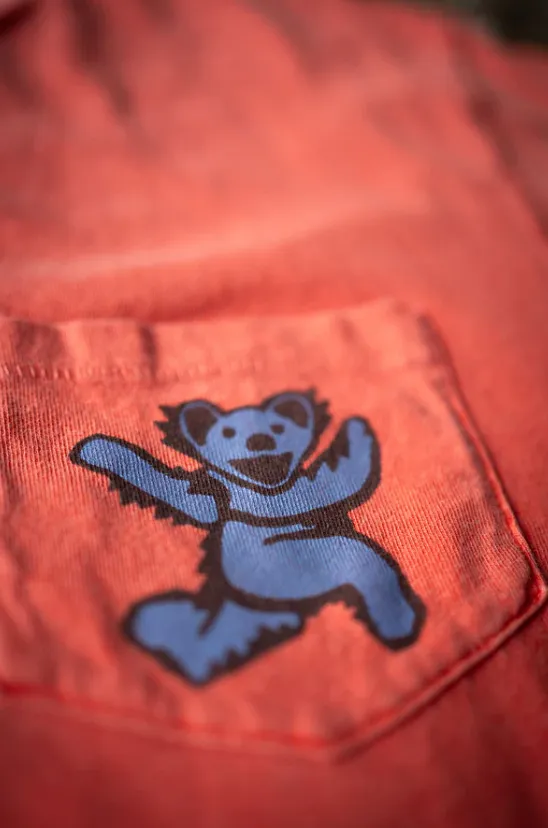 MadeWorn Grateful Dead Pocket Tee in Cherry