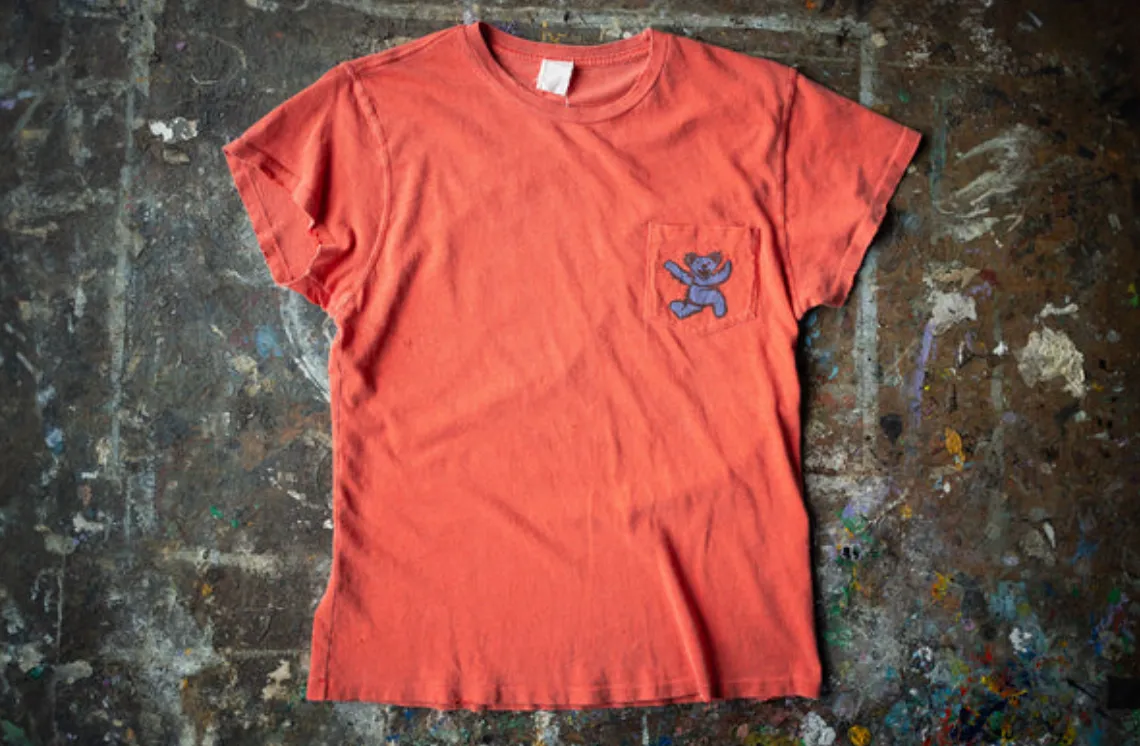MadeWorn Grateful Dead Pocket Tee in Cherry