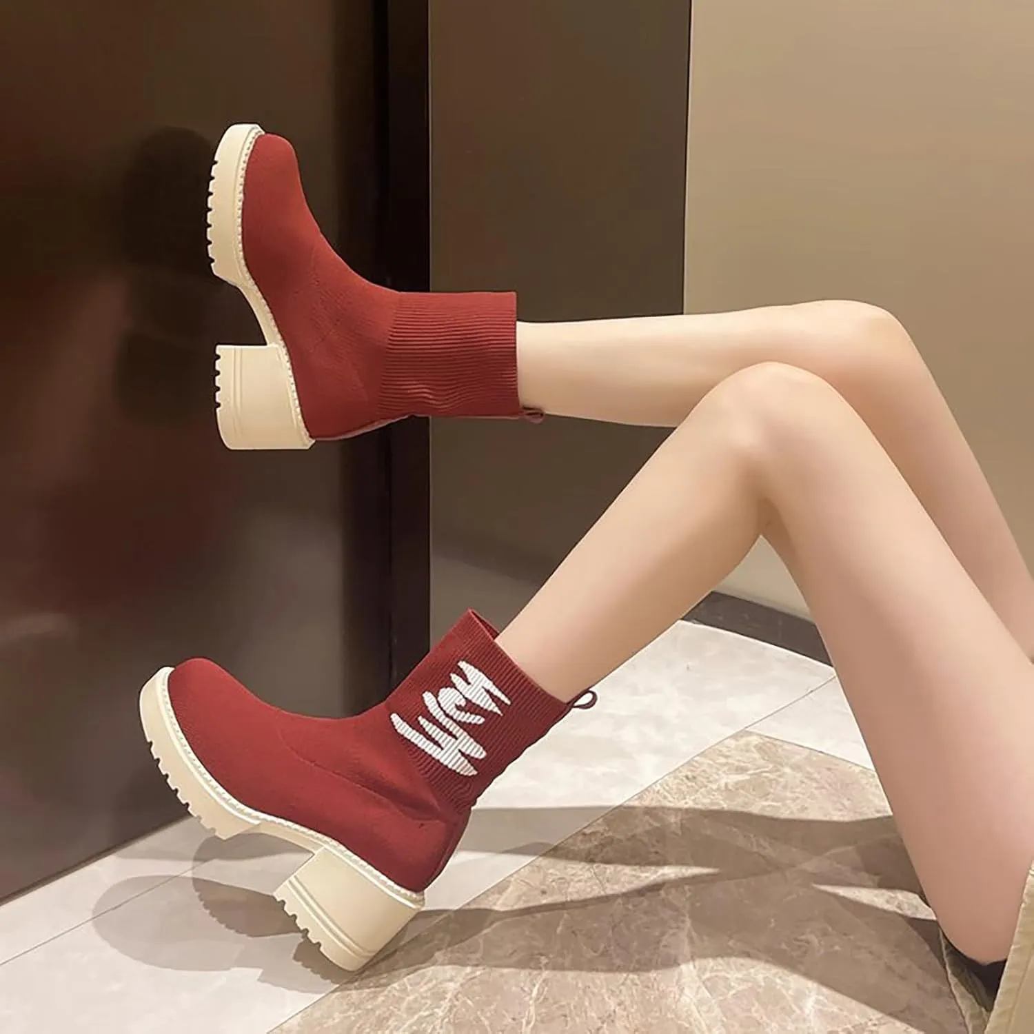 Men Ankle Boots White Booties Womens Wide Width Boots Chunky Brown Boots Black Ankle Boots for Women Chunky Heel Wide Width Women Ankle Boots No Heel