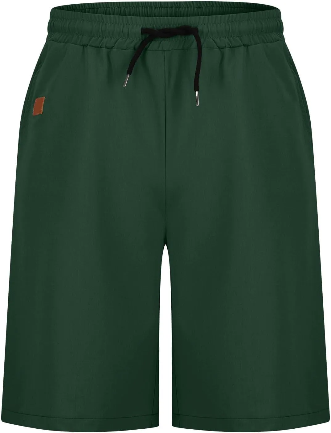 Men Athletic Shorts Summer Casual Cargo Shorts Elastic High Waisted Shorts Workout Golf Drawstring Shorts with Pocket
