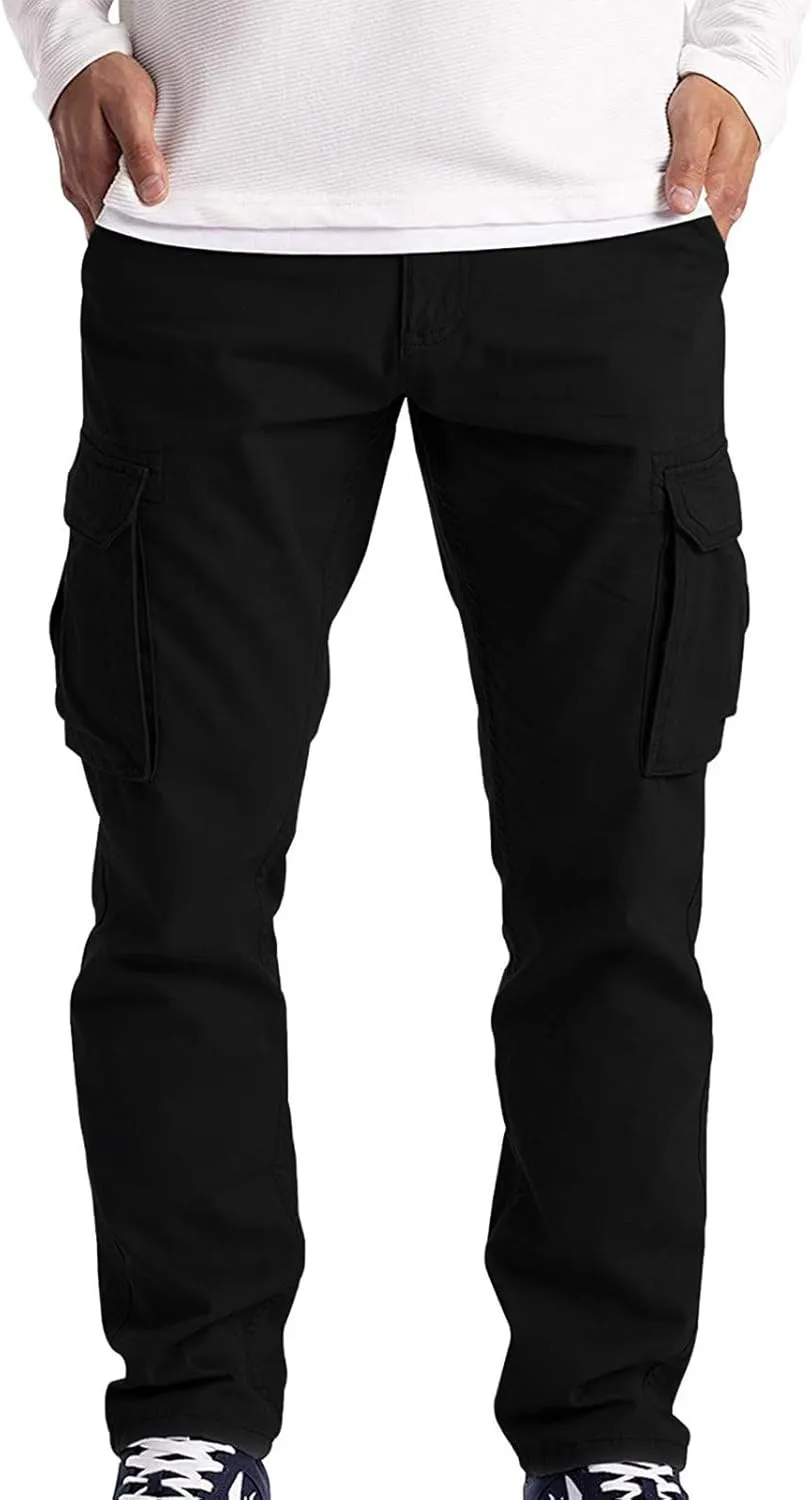 Men Work Pants Work Pants 6 Full Men's Cargo Cargo Pocket Men's Pants Sweatpants for Men Jogging Pants Men Men's
