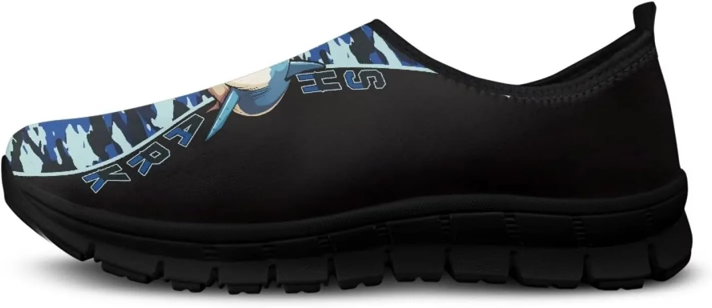 Men's Camouflage Sneakers Casual Low Top Slip On Comfort Breathable Outdoor Walking Shoes for Man Black US 5-14