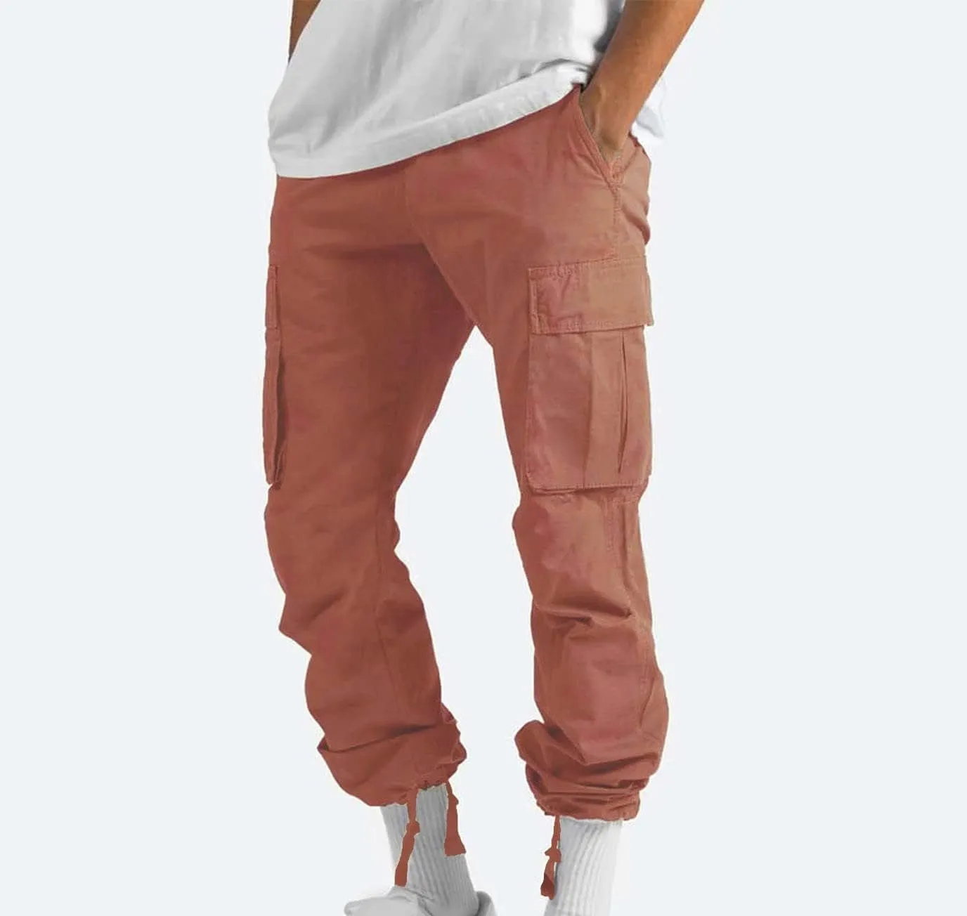 Men's Cargo Pants Stretch Casual Lightweight Relaxed Fit Pants for Men Fashion Trendy 2025 Sports Workout Pants