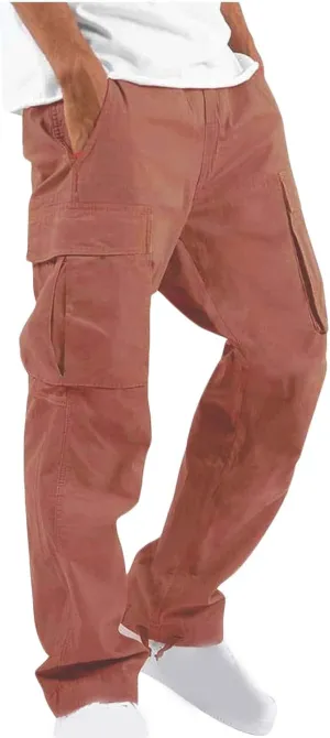 Men's Cargo Pants Stretch Casual Lightweight Relaxed Fit Pants for Men Fashion Trendy 2025 Sports Workout Pants