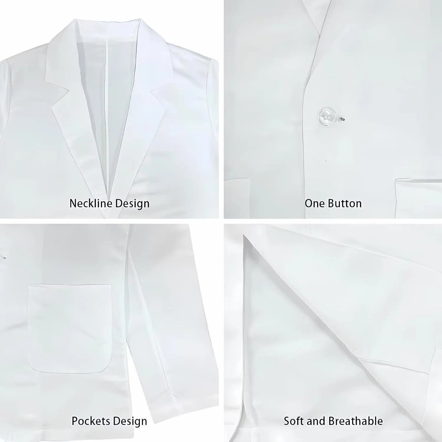 Mens Casual Blazers Mens Blazers Jacket Slim Fit One Buttons Business Blazers Breathable Sport Coat for Men