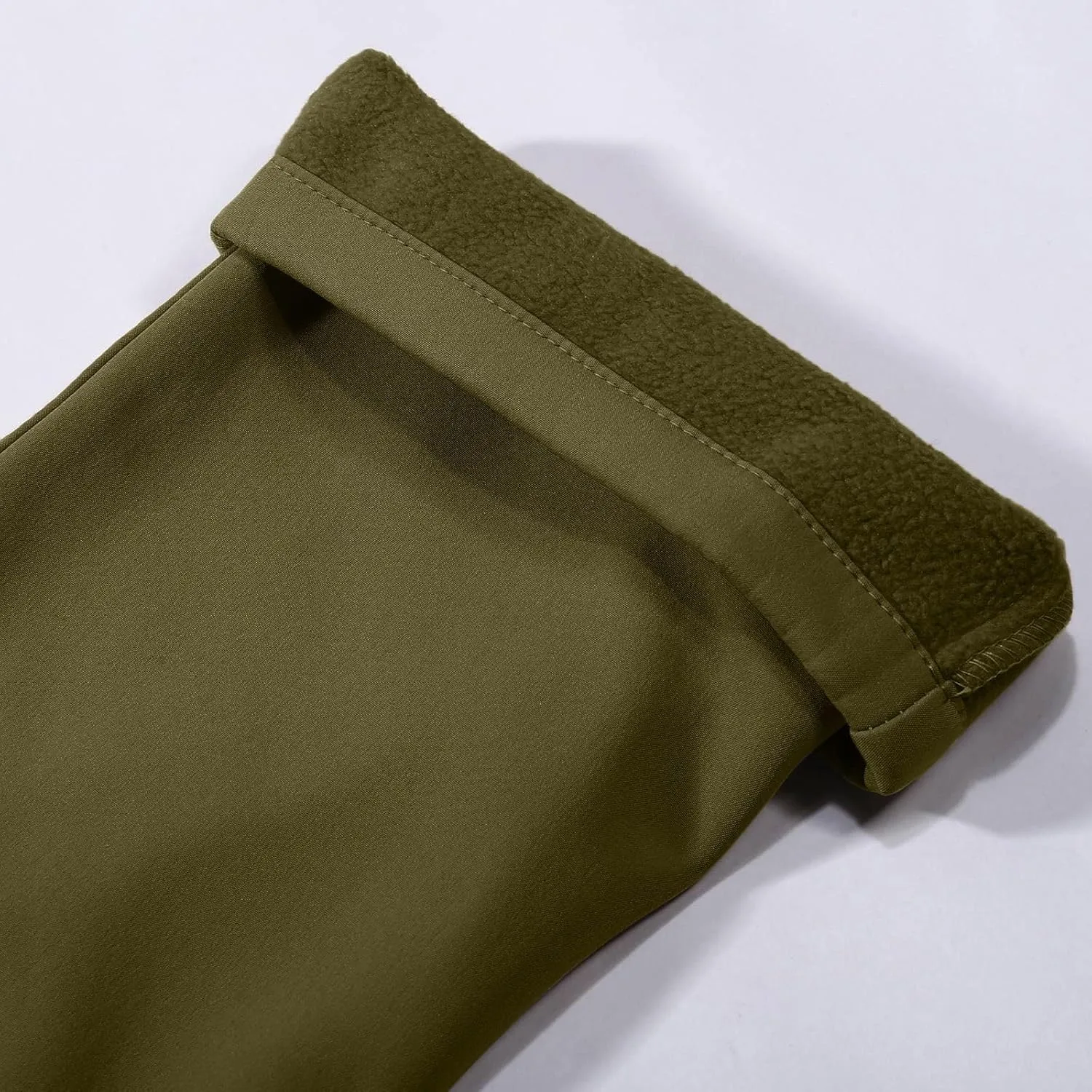 Men's Casual Pants Outdoor Loose Fit Comfortable Softshell Work Pants for Hiking Travel and Daily Wear