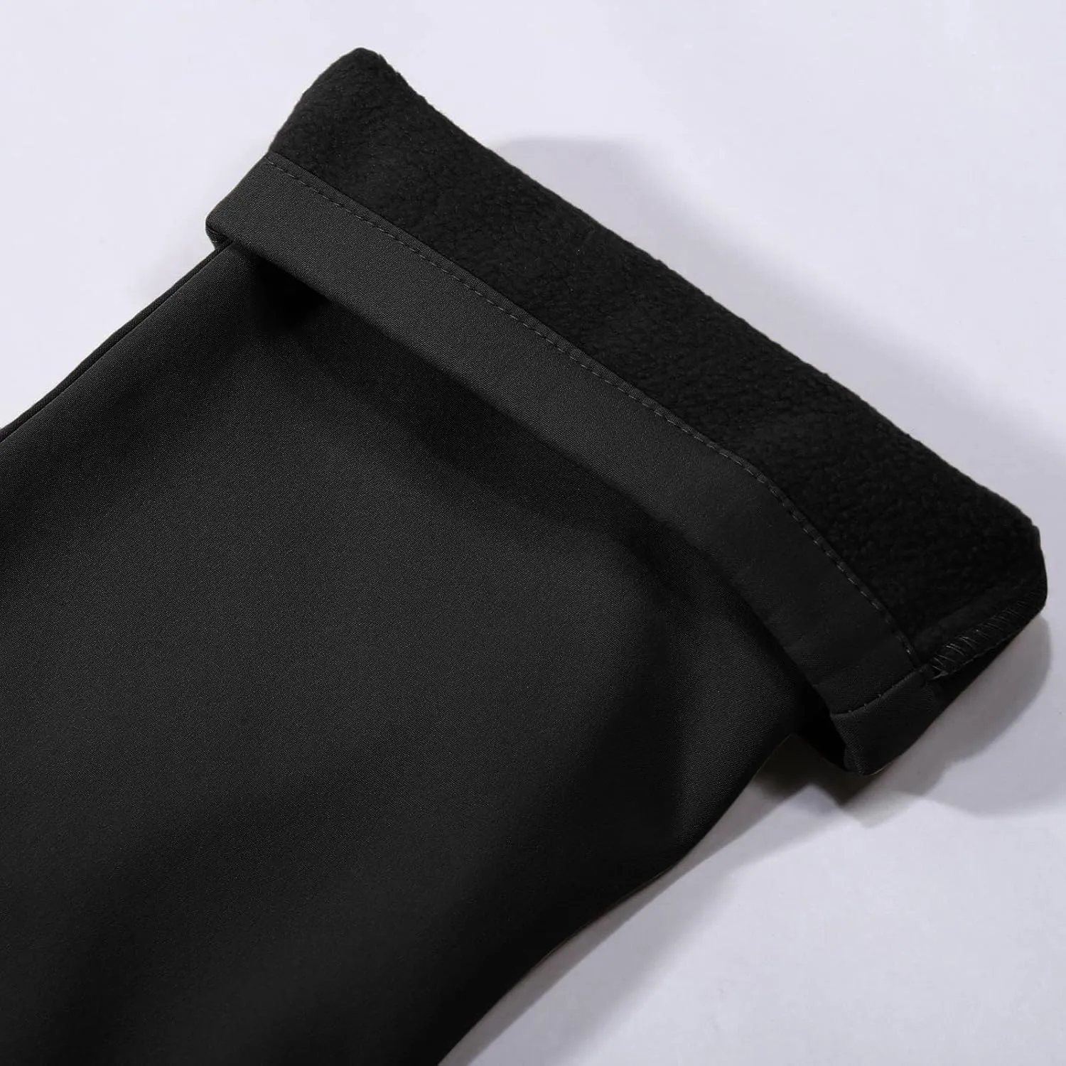 Men's Casual Pants Outdoor Loose Fit Comfortable Softshell Work Pants for Hiking Travel and Daily Wear