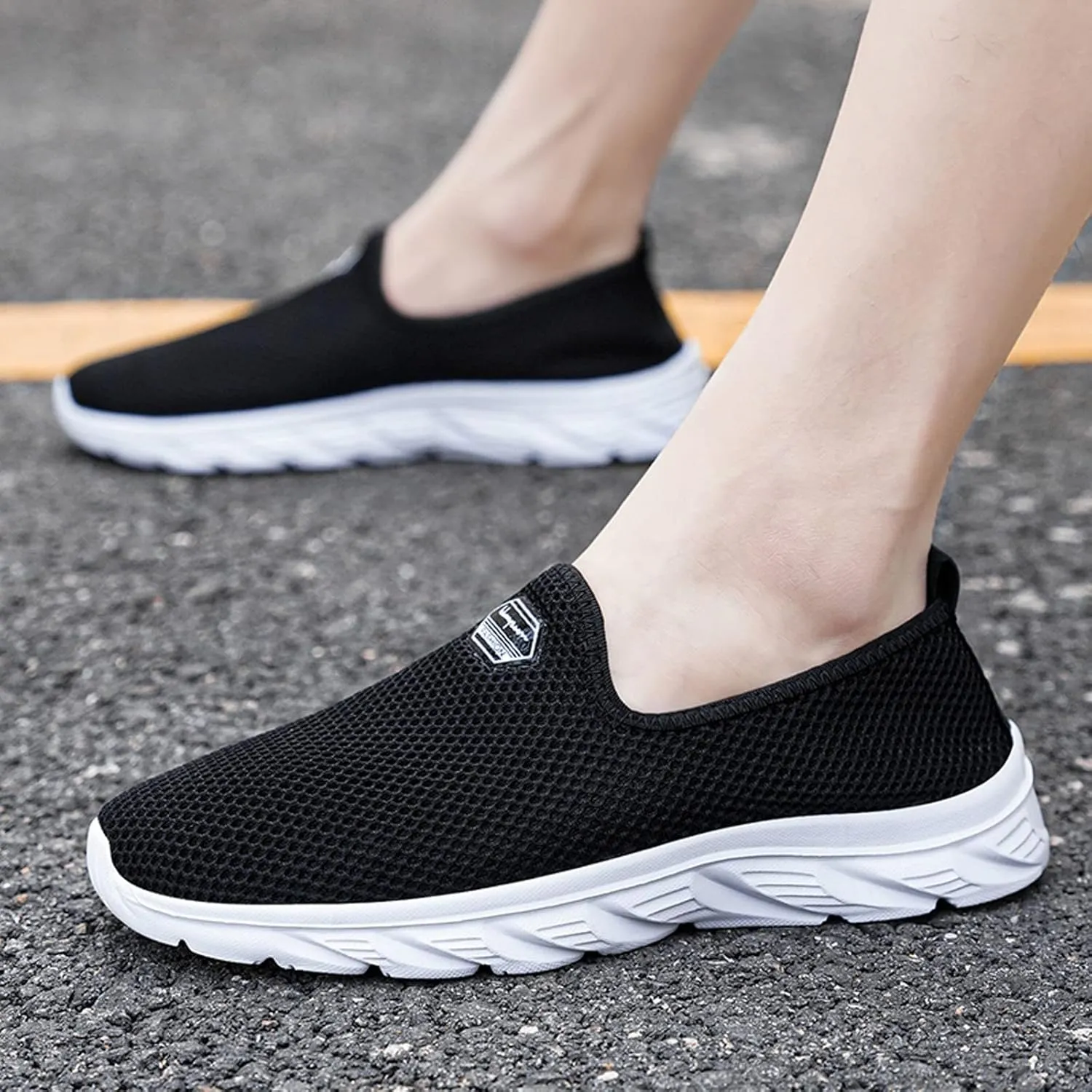 Men's Fashion Sneakers Mens Tennis Shoes Tennis Shoe for Men Slip on Shoe for Men Lightweight Mesh Sneaker