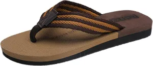 Mens Flip Flops Thong Sandals Lightweight Slippers for Beach Open Toe for Summer Soft Footbed Thick