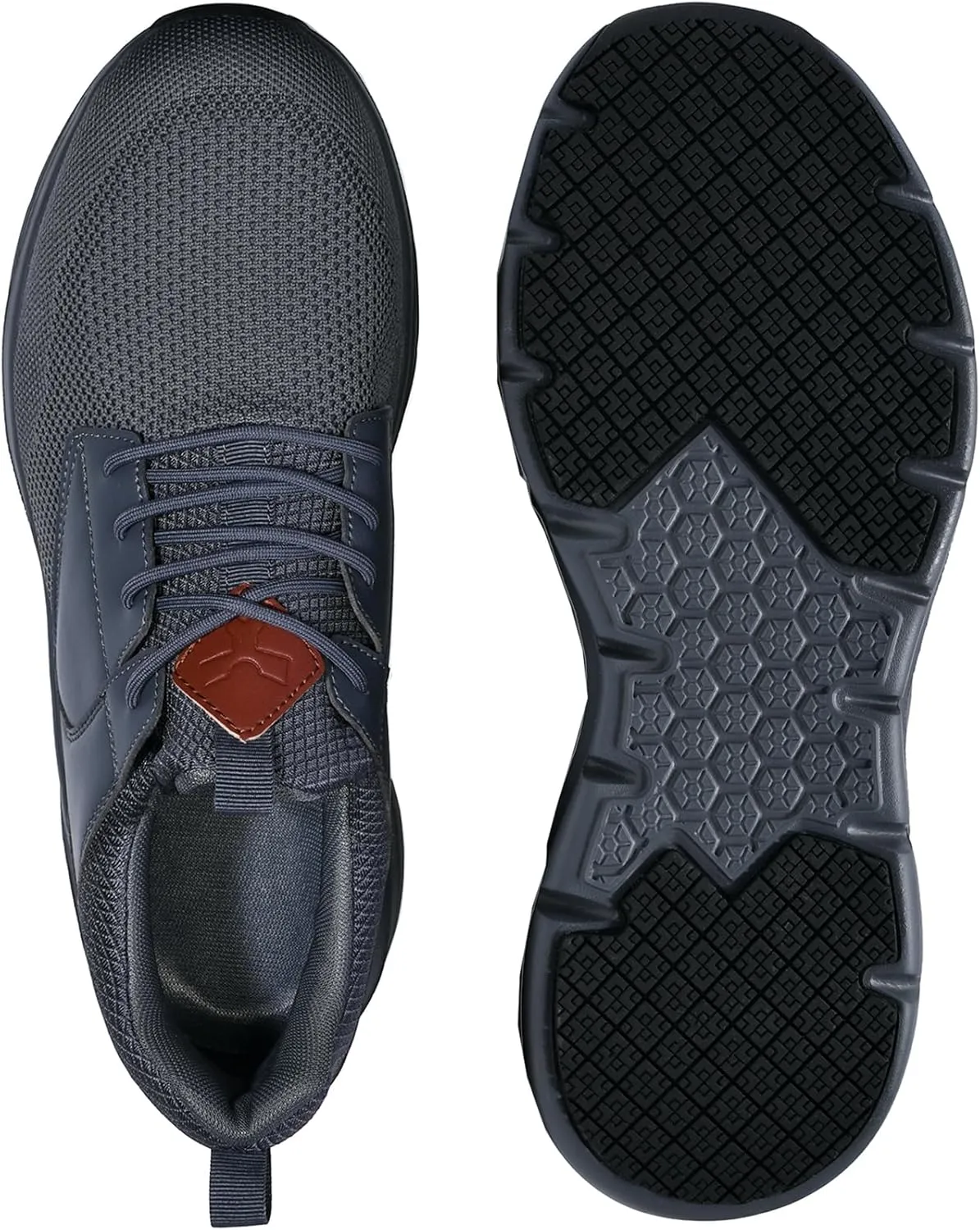 Mens Non Slip Work Whoes Slip Resistant Restaurant Waterproof Shoes Food Service Chef Kitchen Breathable Walking Sneakers