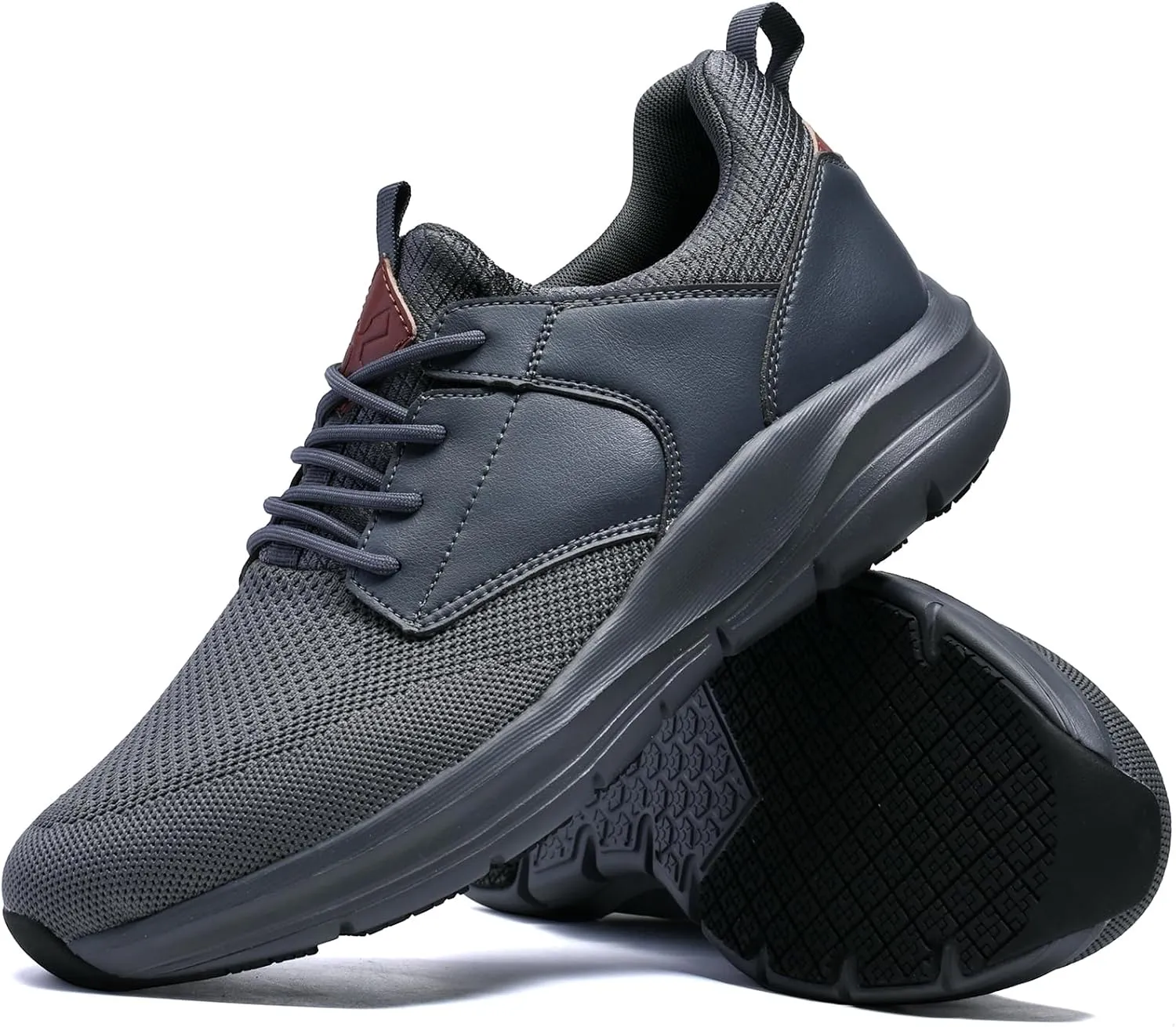 Mens Non Slip Work Whoes Slip Resistant Restaurant Waterproof Shoes Food Service Chef Kitchen Breathable Walking Sneakers