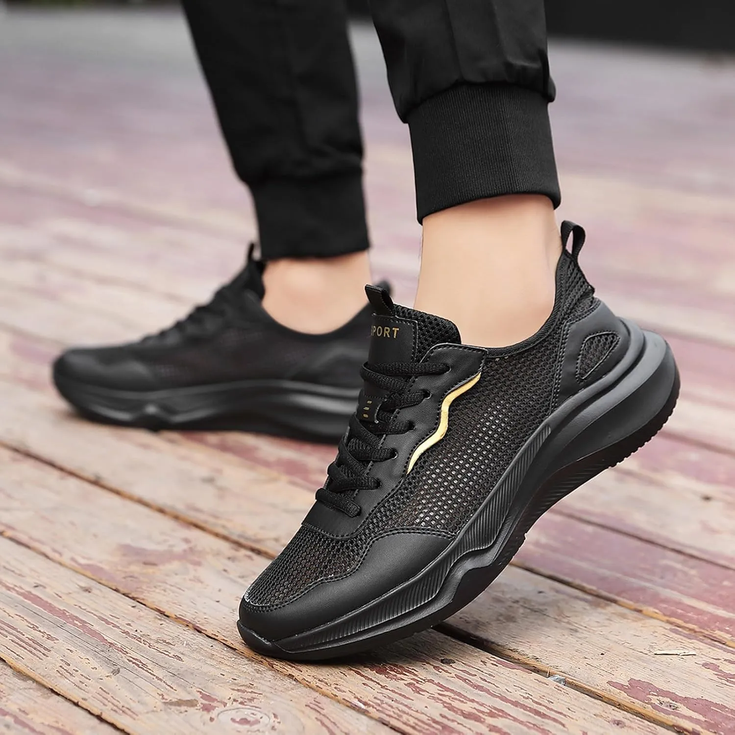 Mens Tennis Shoes Men's Sneakers Tennis Shoe for Men Slip on Shoe for Men Athletic Gym Mesh Sneaker