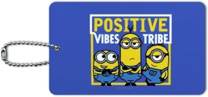 Minions Good Vibes Luggage Card Suitcase Carry-On ID Tag