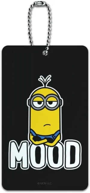 Minions Kevin Mood Luggage Card Suitcase Carry-On ID Tag