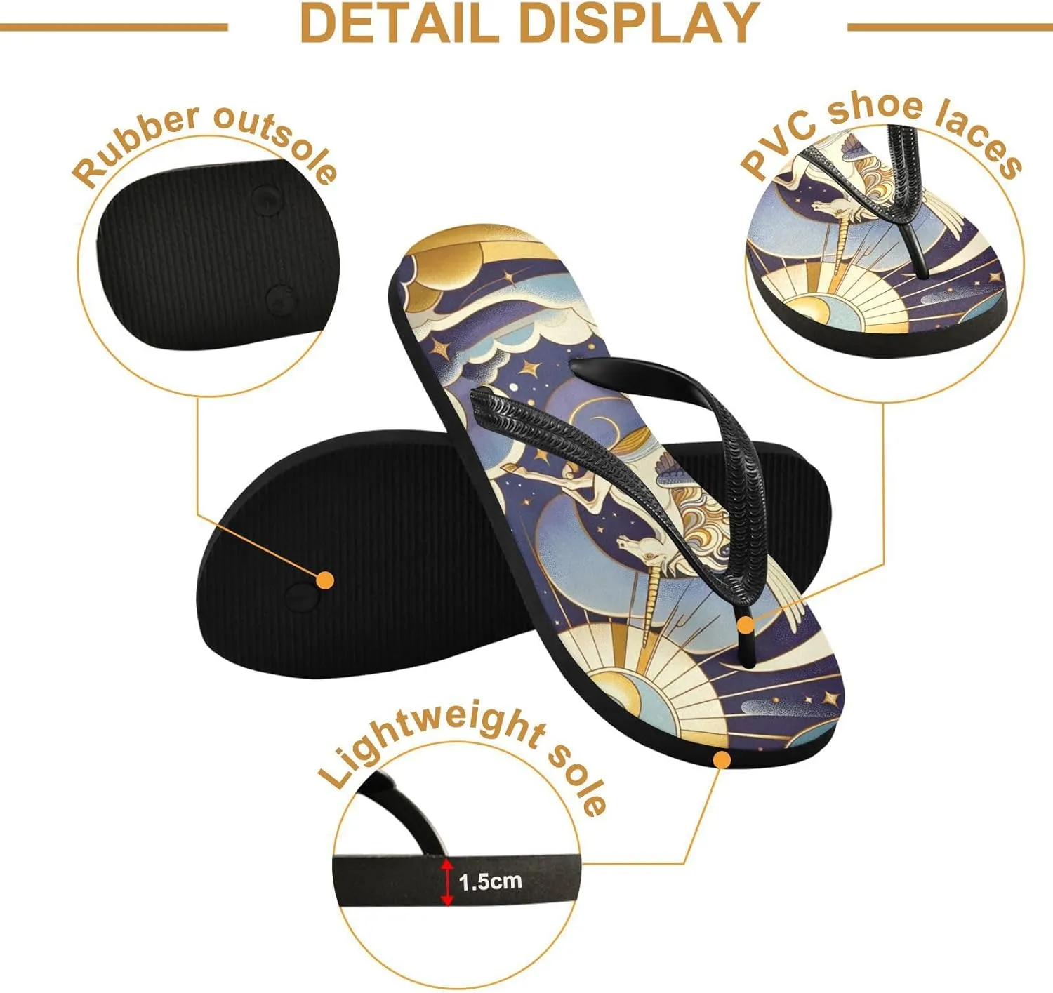 MNSRUU Flip Flops for Women Men Butterfly Black Flip Flops Womens Slides Men Sandals Shower Slippers Summer Non-Slip Flipflops for Swim Beach Bathroom, XS