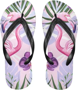 MNSRUU Flip Flops for Women Men Butterfly Black Flip Flops Womens Slides Men Sandals Shower Slippers Summer Non-Slip Flipflops for Swim Beach Bathroom, XS
