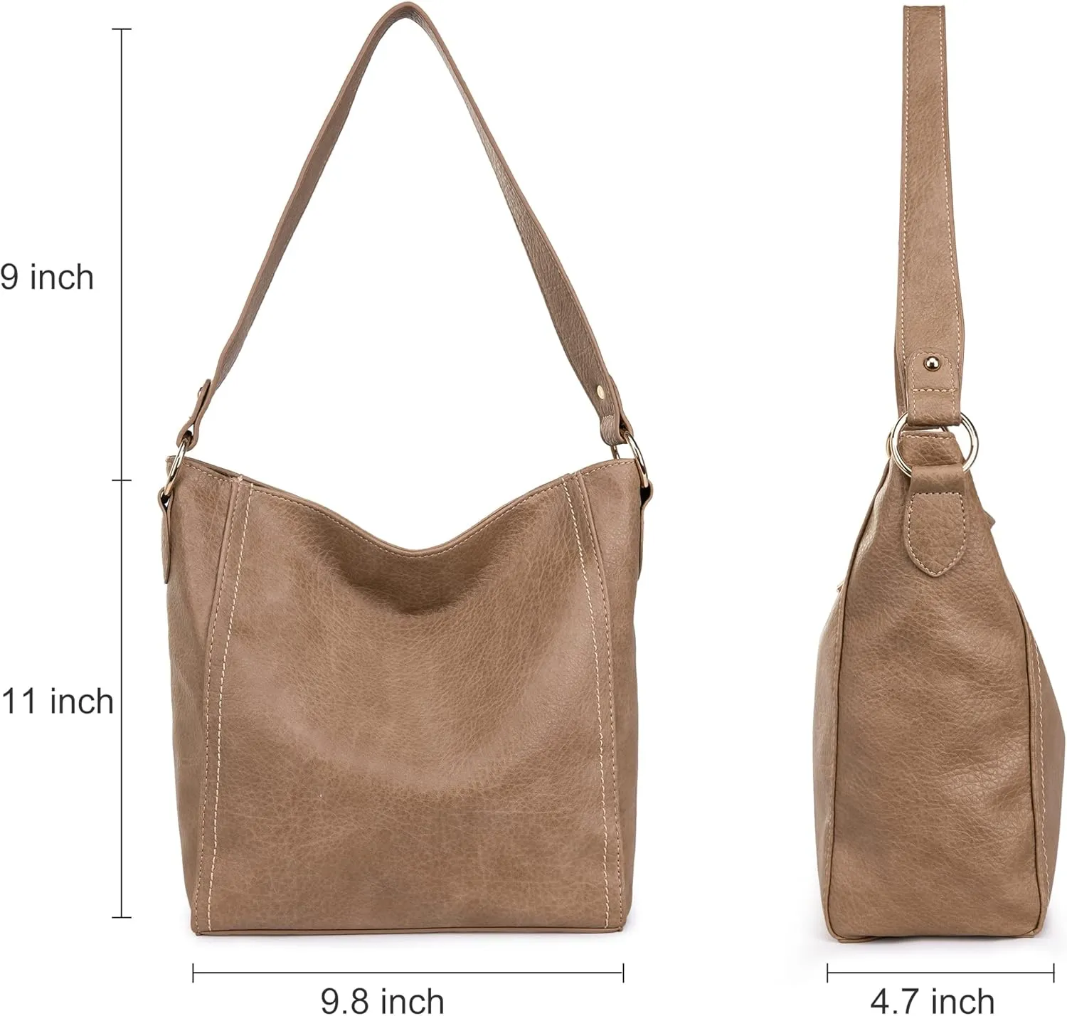 Montana West Purse for Women Trendy Soft Shoulder Purses and Handbags Hobo Bags
