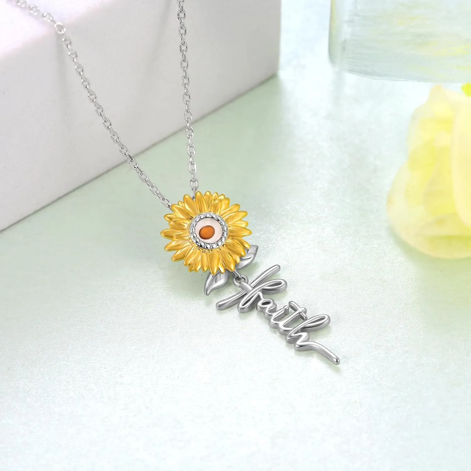 Mustard Seed Necklace 925 Sterling Silver Mustard Seed Jewelry Christian Jewelry Gifts for Women