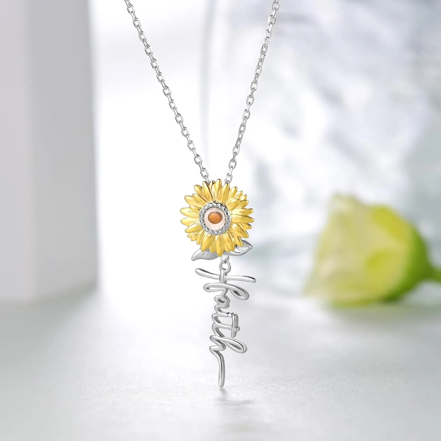Mustard Seed Necklace 925 Sterling Silver Mustard Seed Jewelry Christian Jewelry Gifts for Women