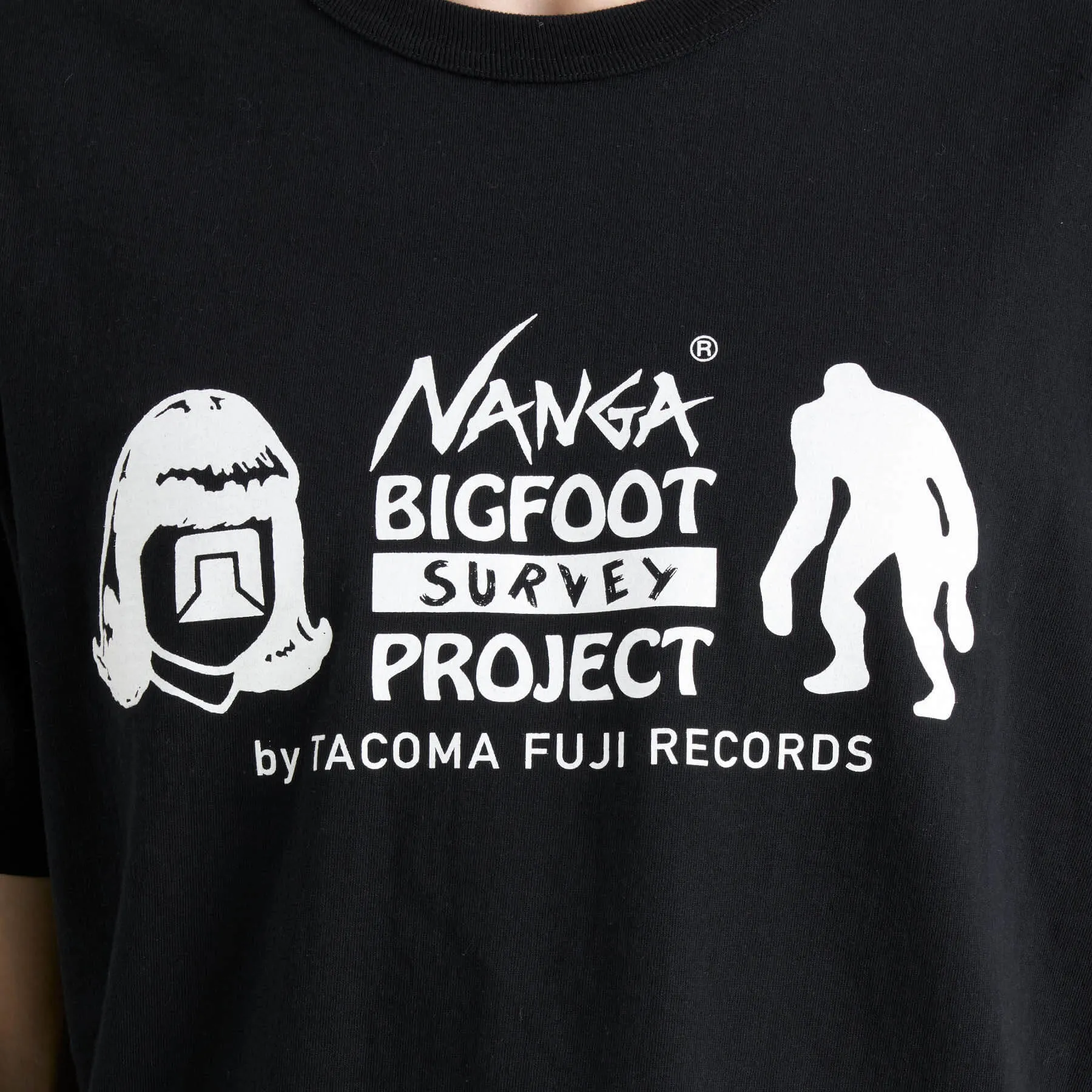 NANGATACOMA FUJI RECORDS BIGFOOT SURVEY PROJECT LOGO TEE