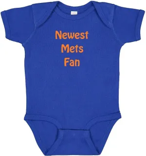 New Mets Fan Cute Baby Bodysuit