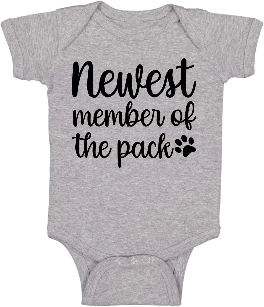 Newest Member of the Pack - Funny Baby Essentials Bodysuit - Baby Boy Clothes Newborn Outfit