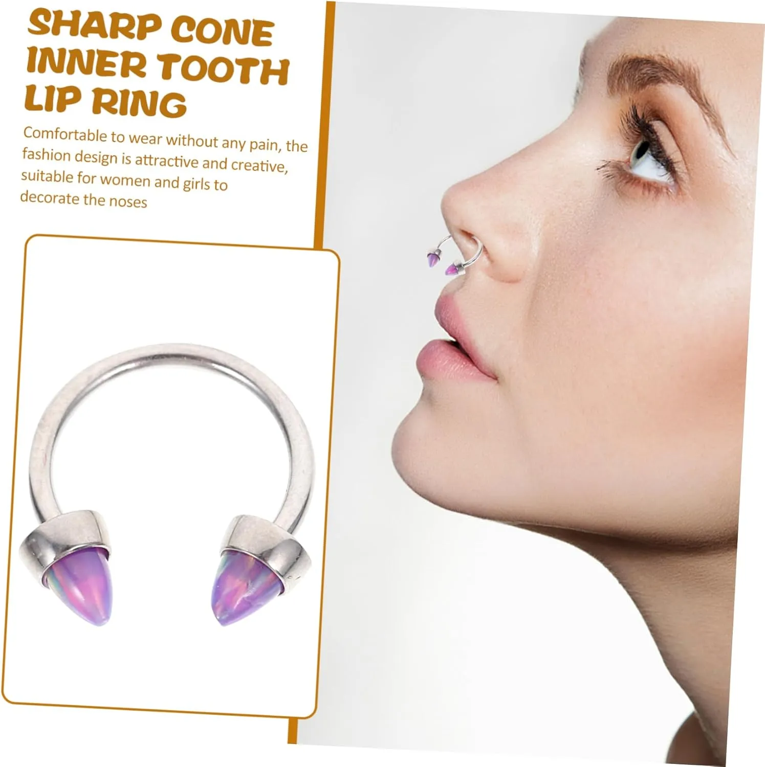 Nose Body Piercing Jewelry Circle Steel Body Jewelry Lip Piercing Nasal Piercing Accessories Piercing
