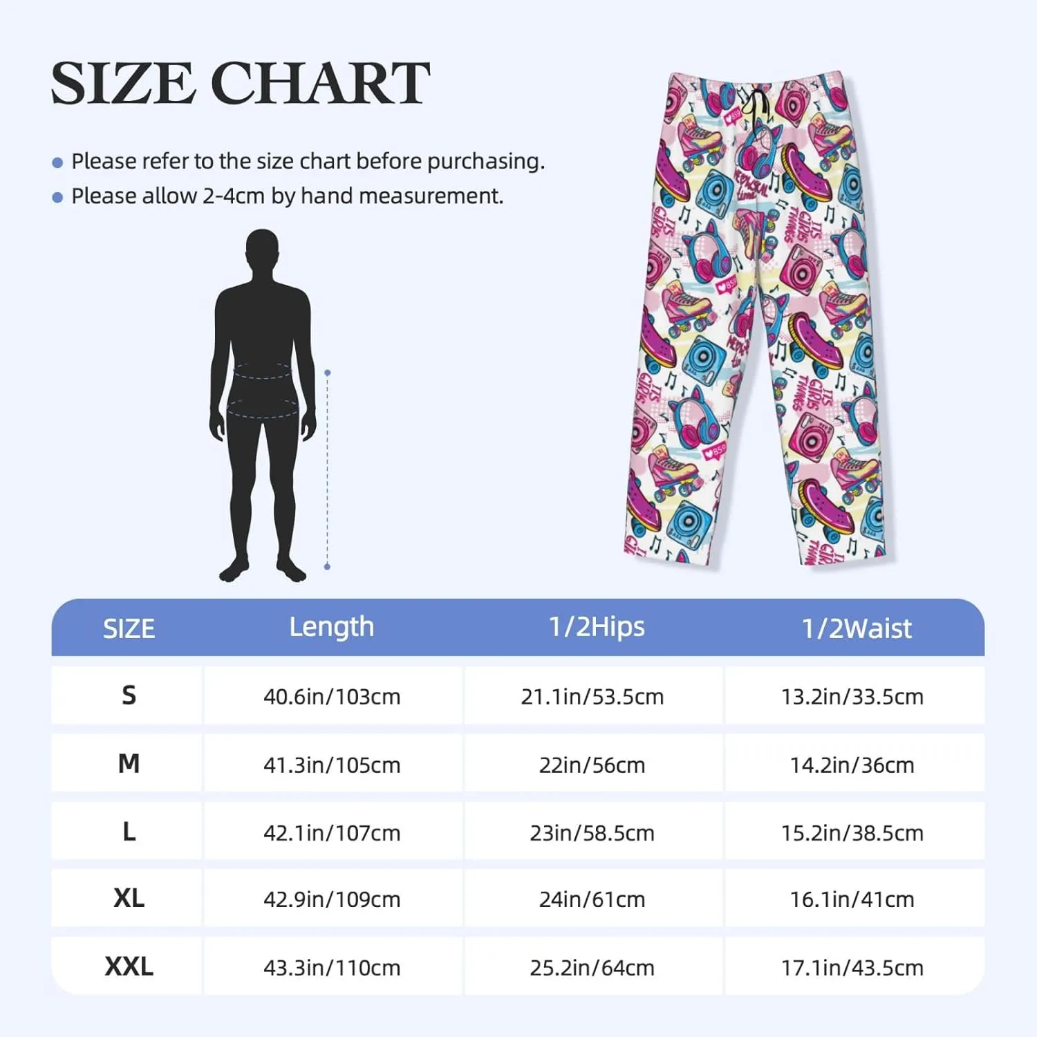 Novastar Mens Pajama Pants Bottoms With Pockets- Cute Cartoon Skateboard Shoes Soft Mens Pj Pants, Comfy Men Lounge Pants