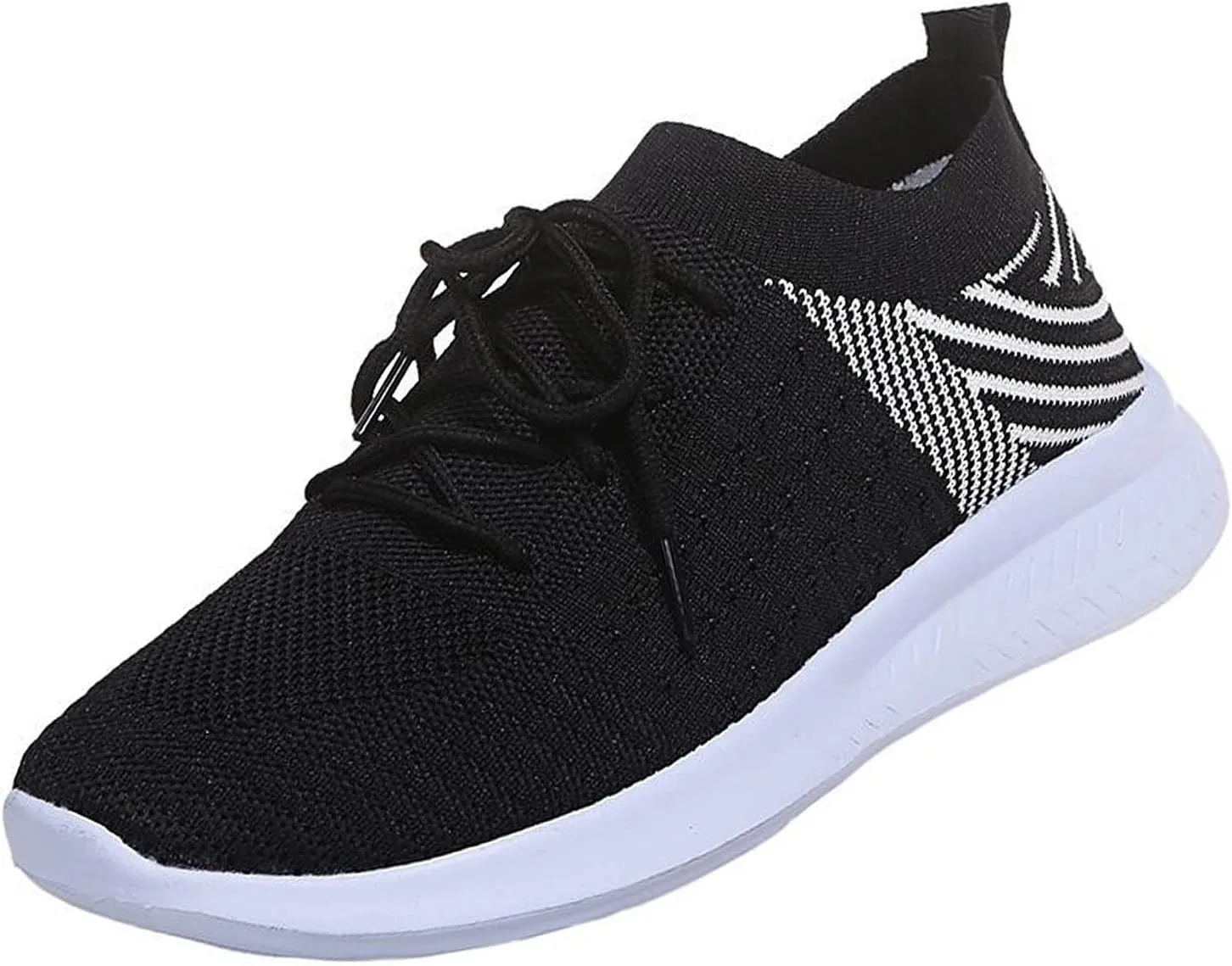 Optigard Women's Casual Lace Up Sneakers Mesh Breathable Daily Walking Shoes, Lightweight & Comfort Memory Foam Gym Wide Width Running Shoes