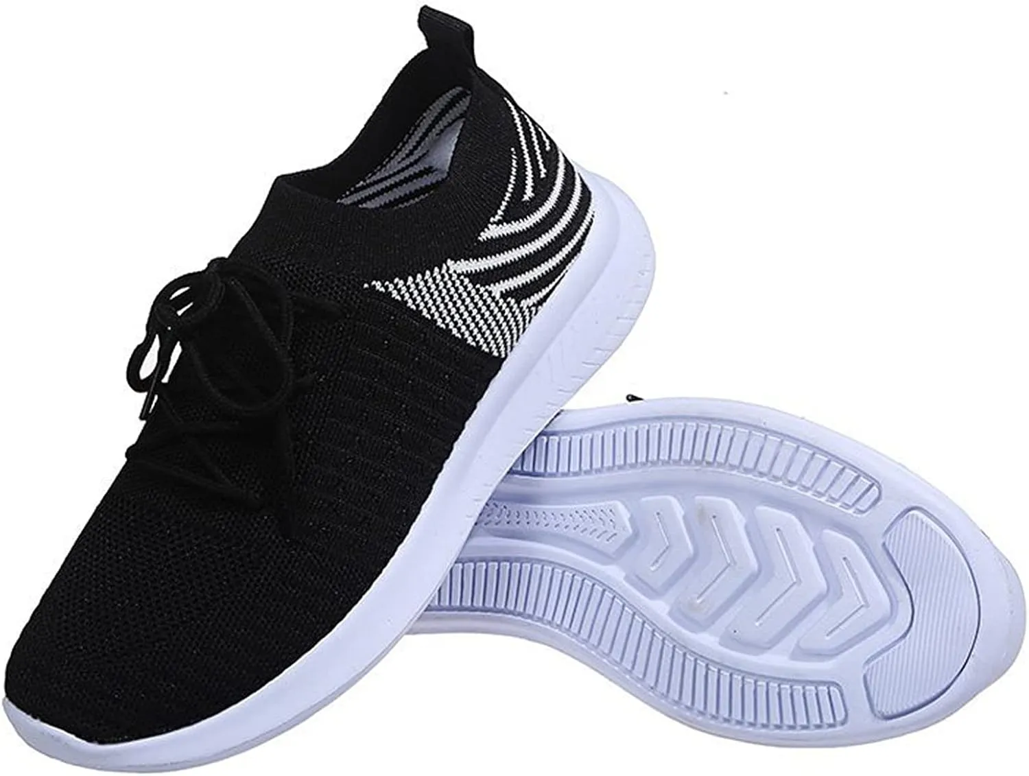 Optigard Women's Casual Lace Up Sneakers Mesh Breathable Daily Walking Shoes, Lightweight & Comfort Memory Foam Gym Wide Width Running Shoes