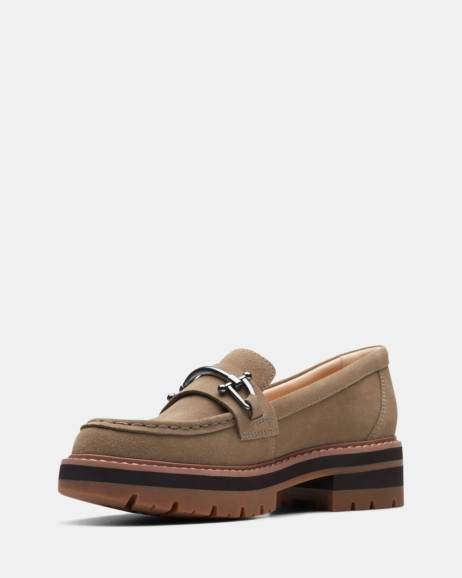 Orianna Bit Dark Sand Suede