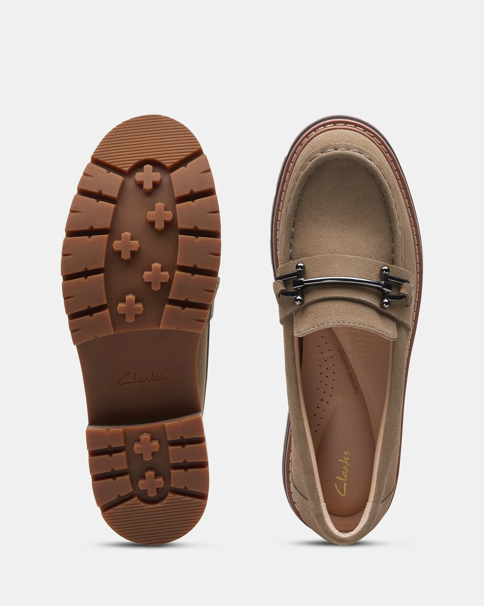 Orianna Bit Dark Sand Suede