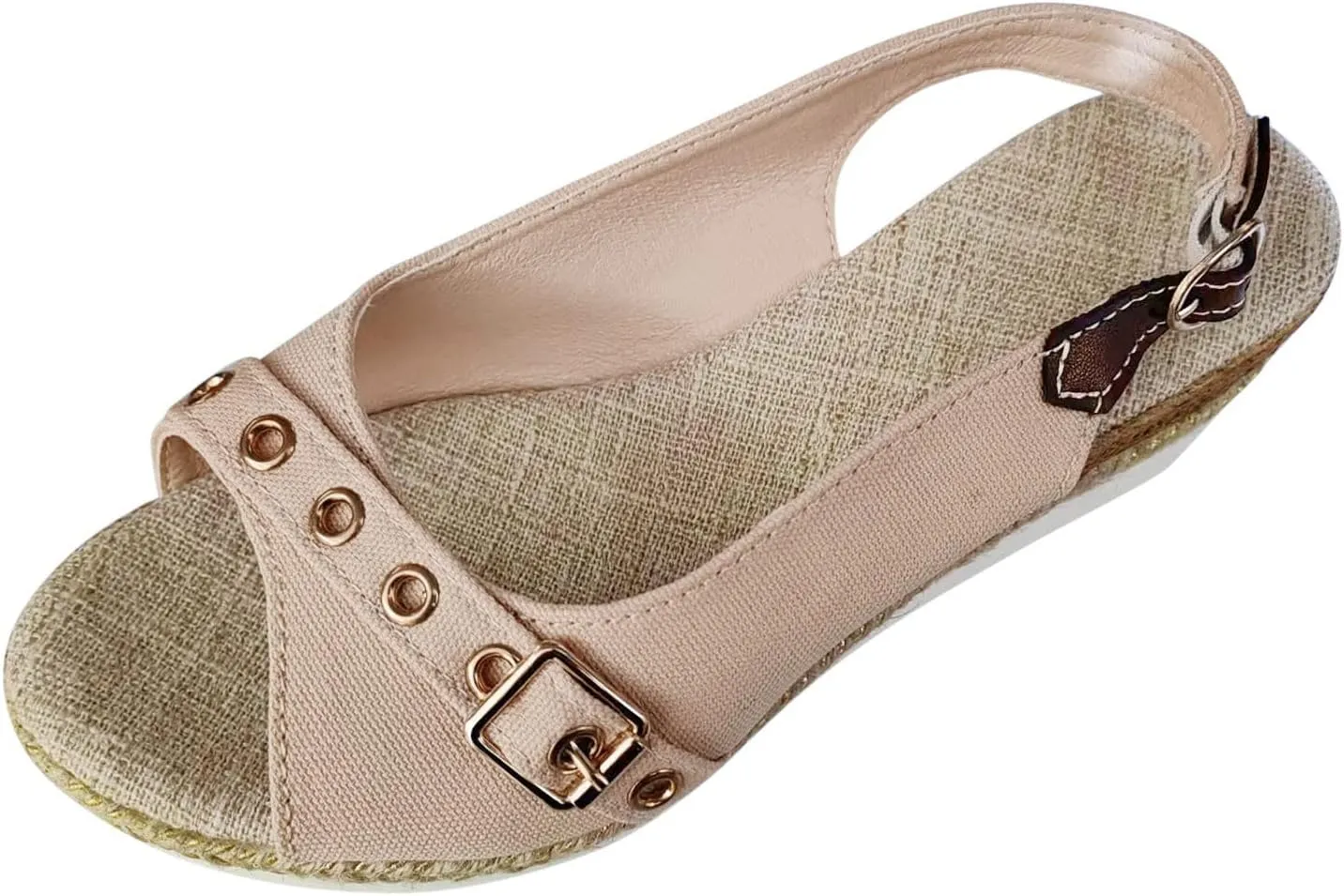 Orthopedic Sandals for Women Dressy 2025 Summer Sandals Buckle Open Toe Wedges Sandals Slingback Arch Support Sandals Walking Sandals Comfortable