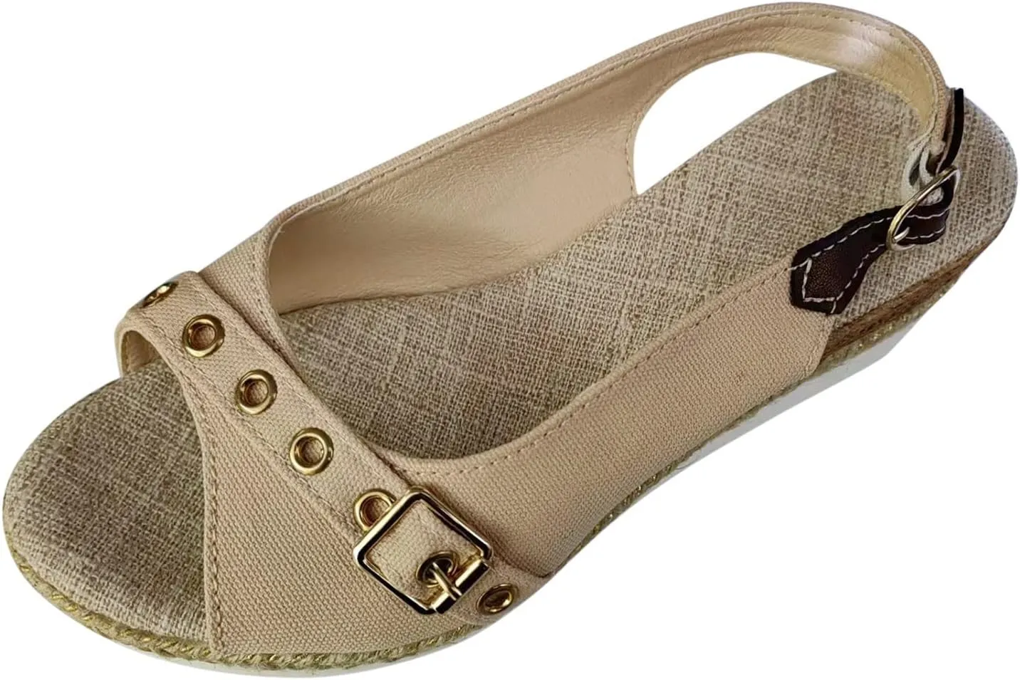 Orthopedic Sandals for Women Dressy 2025 Summer Sandals Buckle Open Toe Wedges Sandals Slingback Arch Support Sandals Walking Sandals Comfortable