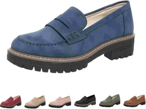 Orthoture Orthopedic Platform Loafers, Orthoture Womens Shoes Loafer, Lug Sole Loafers, Slip On Comfort Casual Fashion