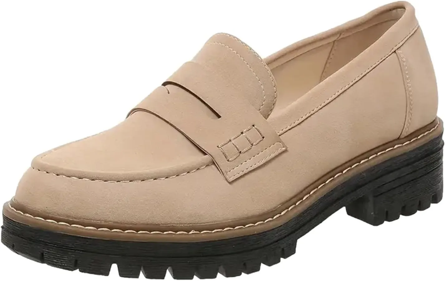 Orthoture Orthopedic Platform Loafers, Orthoture Womens Shoes Loafer, Lug Sole Loafers, Slip On Comfort Casual Fashion