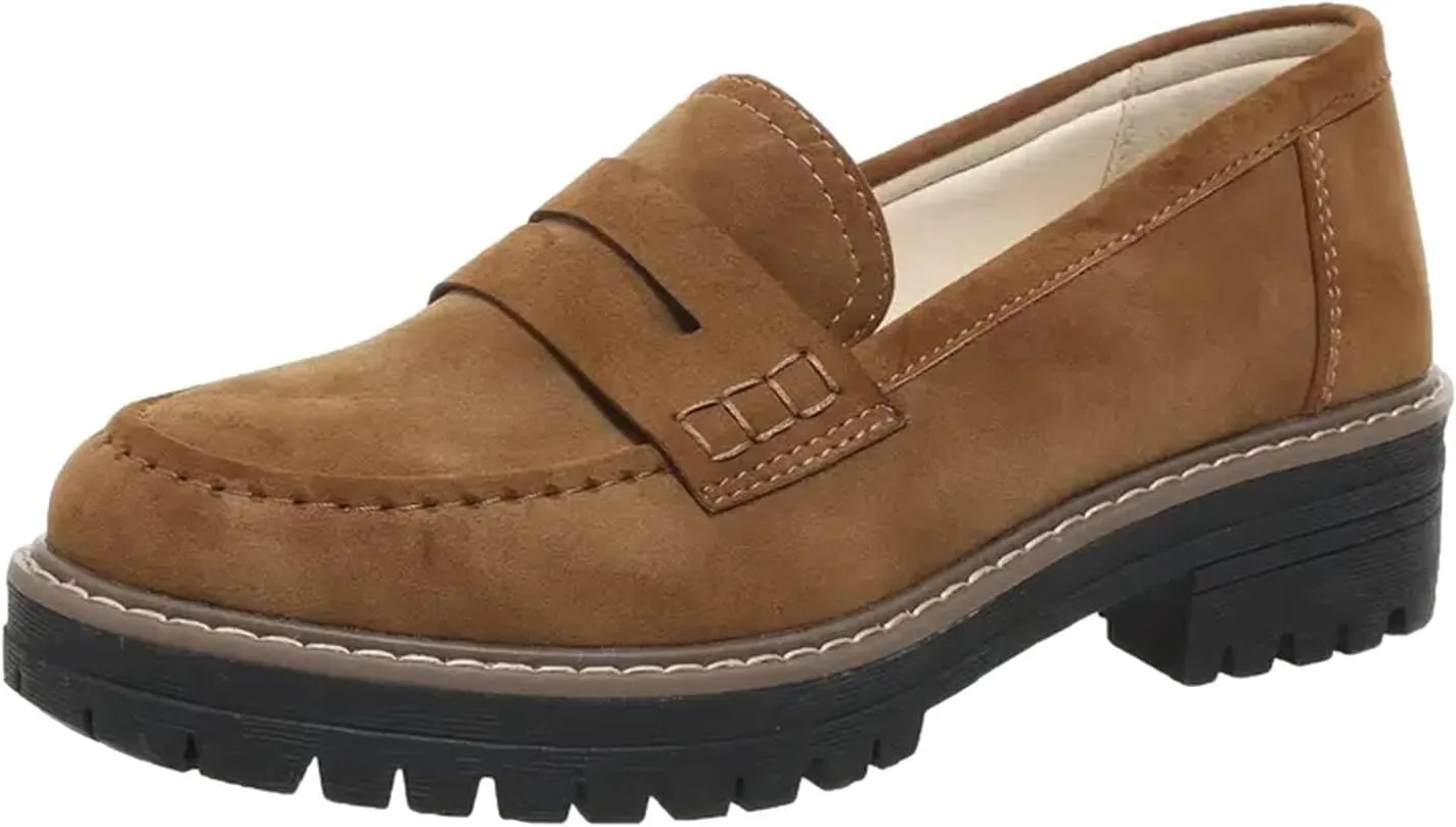 Orthoture Orthopedic Platform Loafers, Orthoture Womens Shoes Loafer, Lug Sole Loafers, Slip On Comfort Casual Fashion