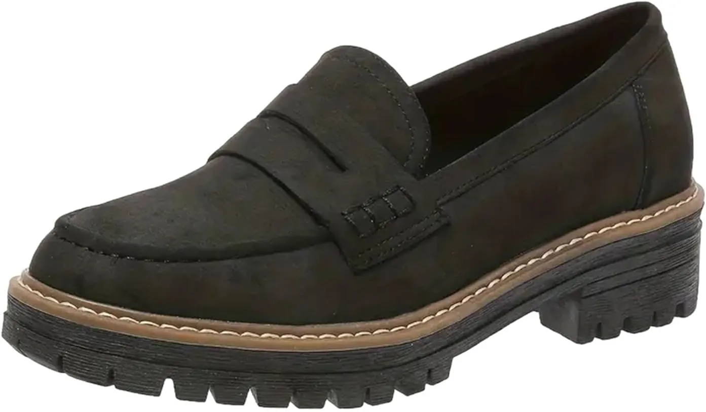 Orthoture Orthopedic Platform Loafers, Orthoture Womens Shoes Loafer, Lug Sole Loafers, Slip On Comfort Casual Fashion