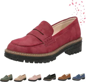 Orthoture Orthopedic Platform Loafers Orthoture Womens Shoes Round Toe Slip On Comfort Casual Fashion Lug Sole