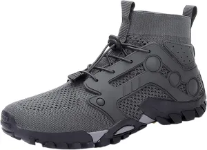 Outdoor Hiking Shoes Men Non Slip Hiking Work Clothes Sports Shoes Swimming Wading Off Road and Mens Sneaker Boot Hiking